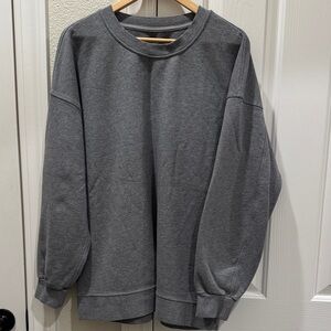 Lululemon Perfectly oversized crewneck sweatshirt size 12 in grey
